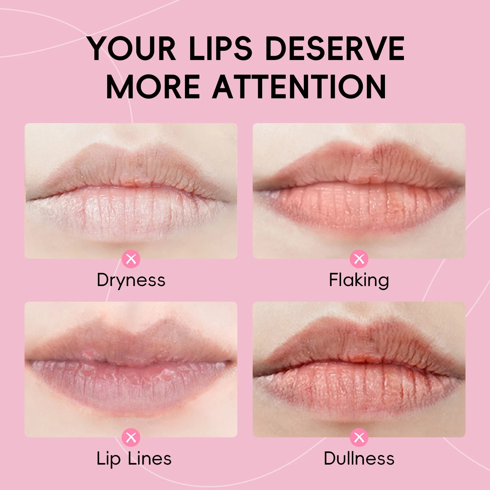 BIOAQUA Sakura Lipstick Moisturizing Lip Balm Nourishing Lip Plumper Anti Cracking Plump Lips Hydrating Lips Skin Care Cosmetics