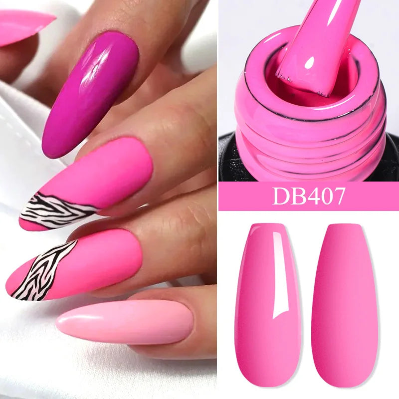 7ML Ice Transparent Glass Bead Moonlight Cat Eye Magnet Gel Nail Polish Jelly Ultra Shine Glitter Semi Permanent Soak Off UV Gel