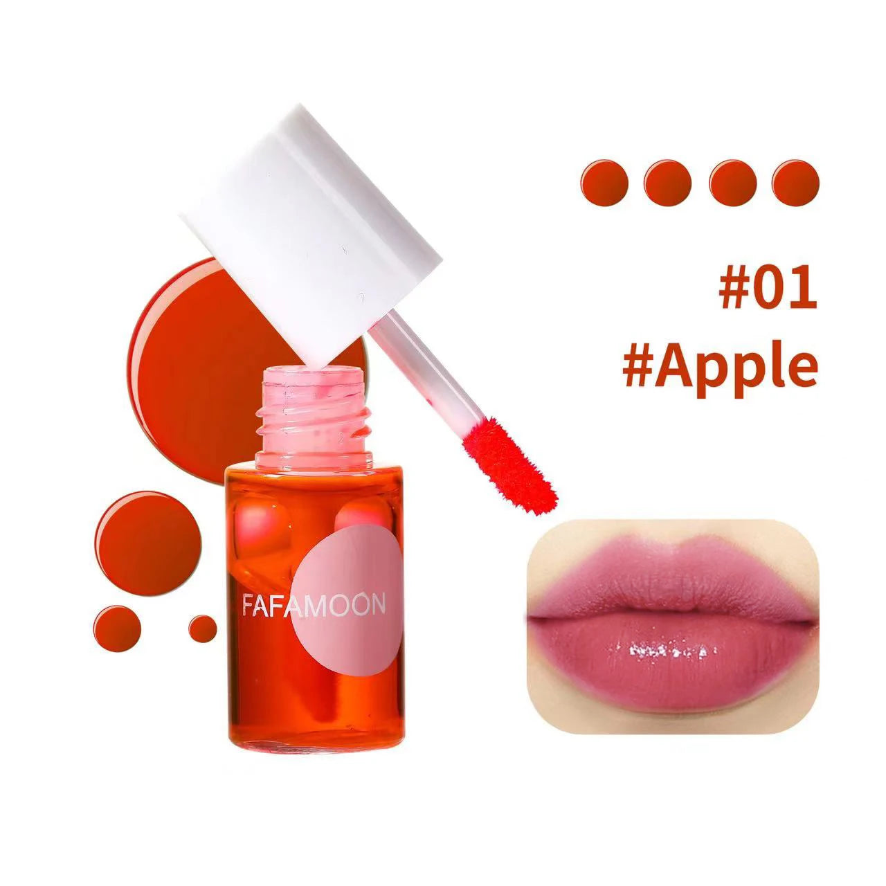 Fruity Lip Tint Water Gloss - Moisturizing Waterproof 7.1ml