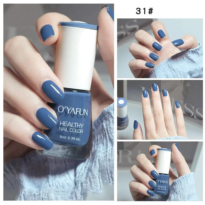 No-bake Nail Polish Nail Art Tearable Quick Dry Normal Without Lamp Nail Polish Glitter Sequins UV Varnish Nails Tools
