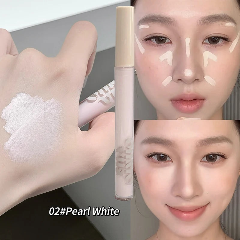 Grey Brown Facial Contour Shadow Cream Natural Nude Makeup Liquid Contouring Stick 3D Nose Shadow Brightening Bronzers Cosmetic