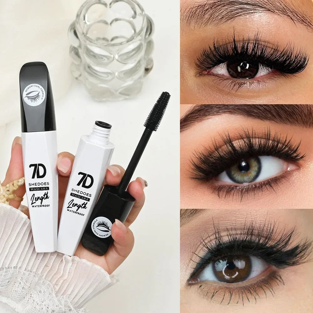 7D Fiber Mascara - Waterproof Lengthening & Thickening Black
