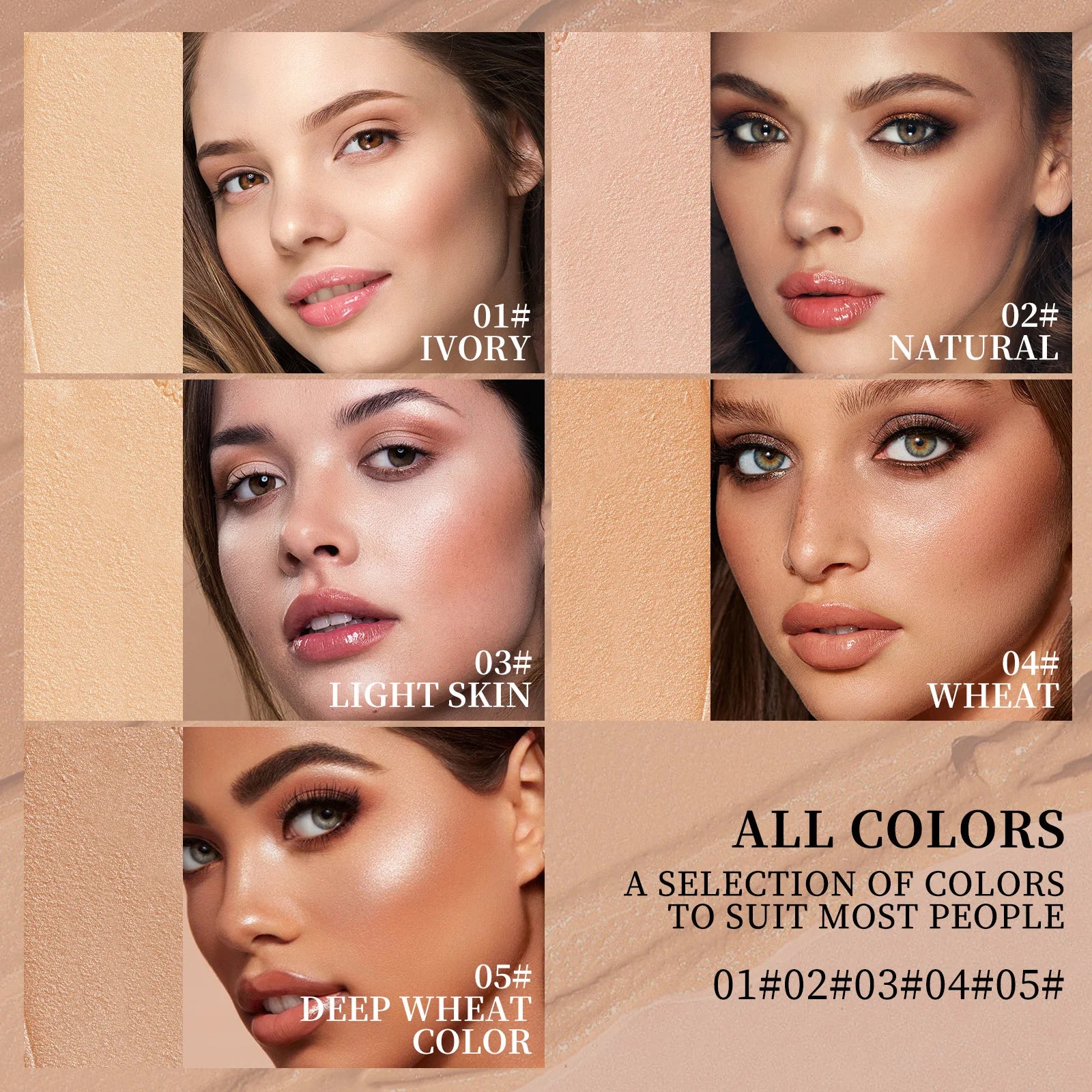 O'cheal 2-in-1 Concealer Foundation & Contour Stick 20g