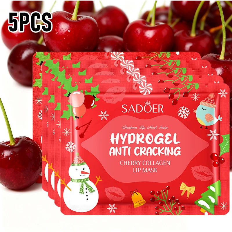 Gel Collagen Lip Mask Crystal Lip Pads For Moisturizing, Anti-Wrinkle, Firms & Hydrates Lips remove lip lines For Christmas