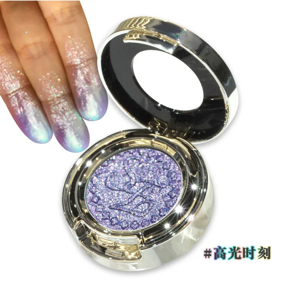 SheenEffect chameleon pigment Eyeshadow Single eye shadow Long-lasting Highlighter Easy to blend portable Makeup Cosmetics