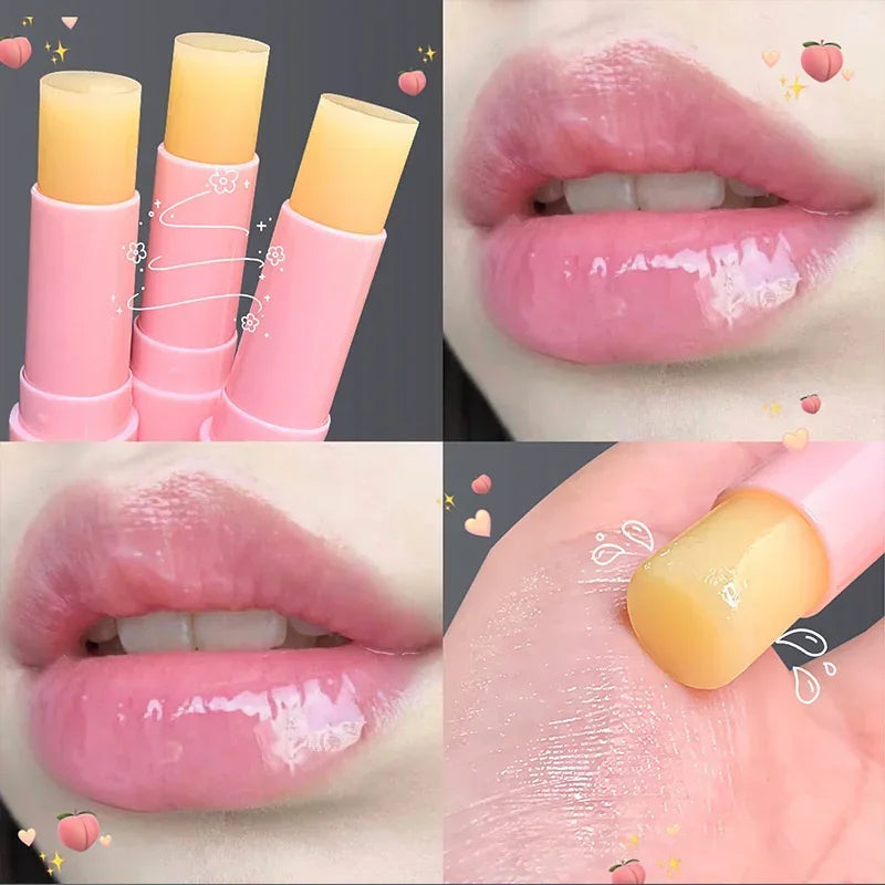 1pc Summer Moisturizing Lip Mask Sleep Lip Balm Long-lasting Nourishing Lip Care Anti-cracking Unisex with Brush LipCare Makeup