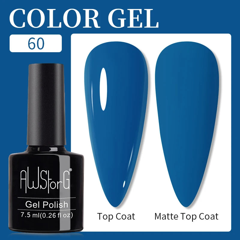 AWStorG 15ML Super Top Coat  Function Gel No Wipe Matte Top Gel Transparent Soak Off  UV LED NailArt Manicure Gel Varnish Primer