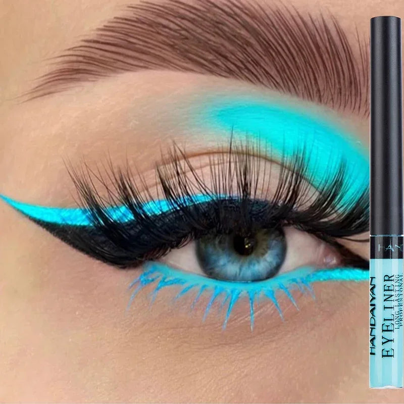Waterproof Liquid Eyeliner Pen - Long-Lasting Colorful Eye Liner