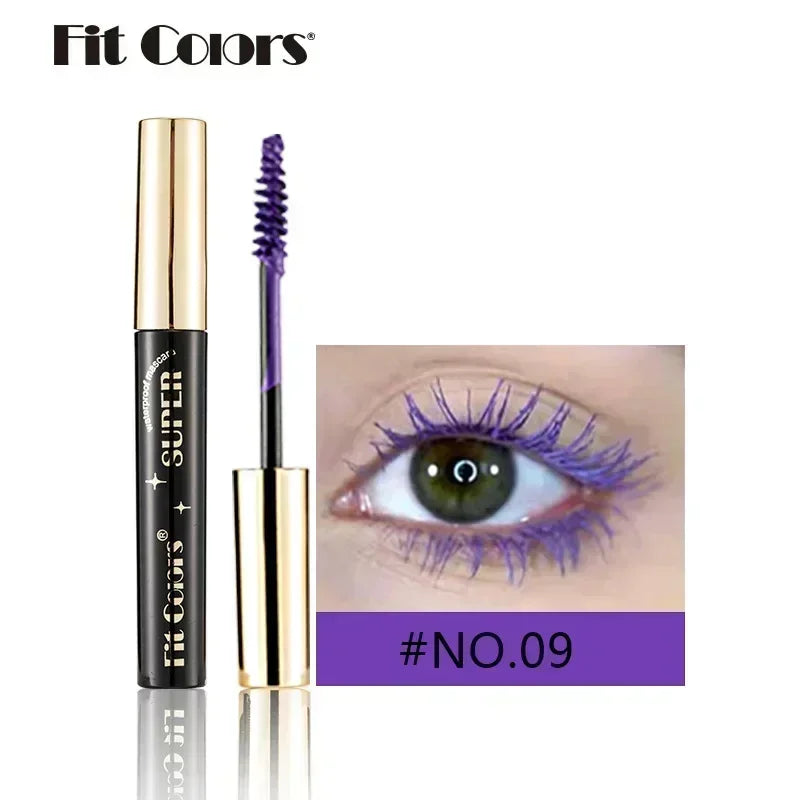 5D Silk Fiber Waterproof Mascara - 14 Colors Thick Lengthening