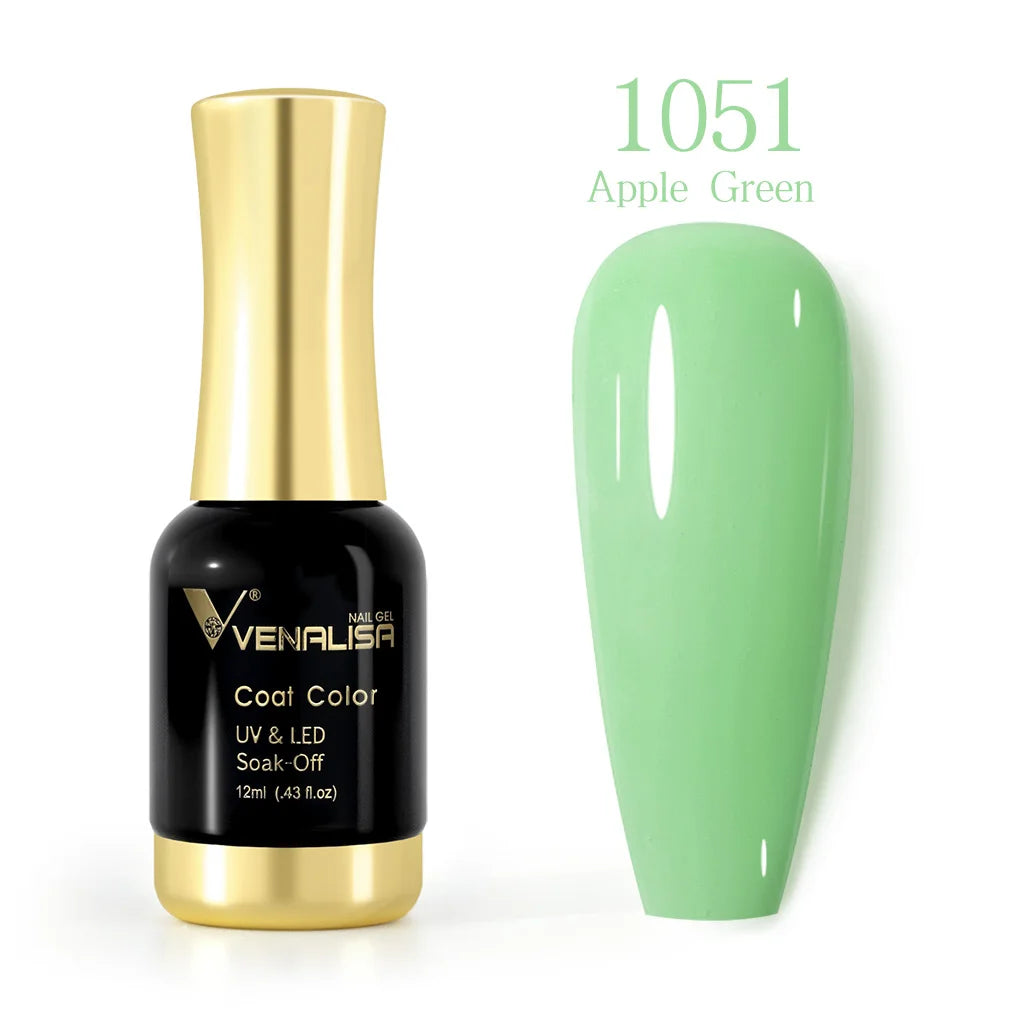 Venalisa 12ml Platinum Gel Nail Polish Super Shiny Effect Nail Gel Perfect Soak off UV&LED Nail Color Foil Chrome Gel Polish