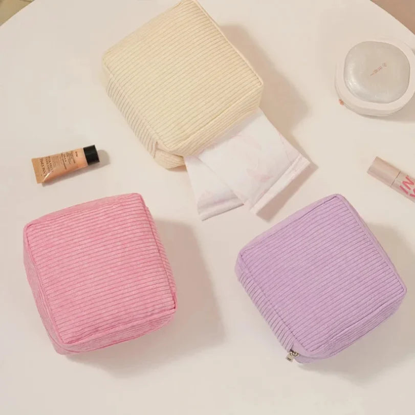 Sanitary Napkins Organizer Bags Women Portable Makeup Lipstick Travel Organizer Bag Multifunctional Mini Earphone Storage Pouch