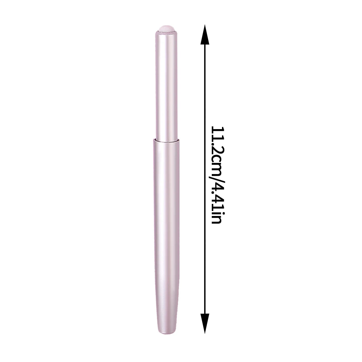 2pcs fashion telescopic lip brush lipstick brush telescopic portable round head dye cover makeup artist professional lip liner
