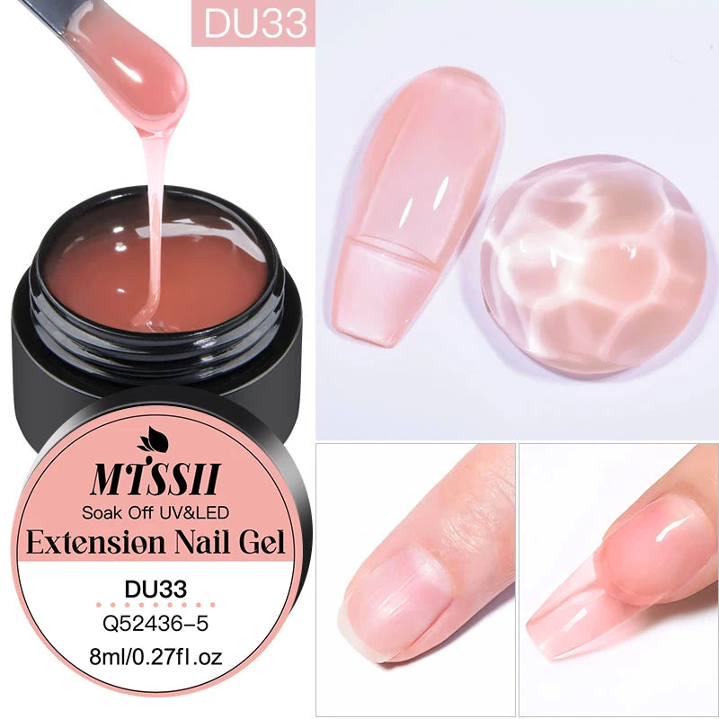 Mtssii 8ml Metallic Painting Nail Gel Polish Gold Silver Creative Elastic Nail Gel for PaintingDrawing Magic Mirror Gel Varnish