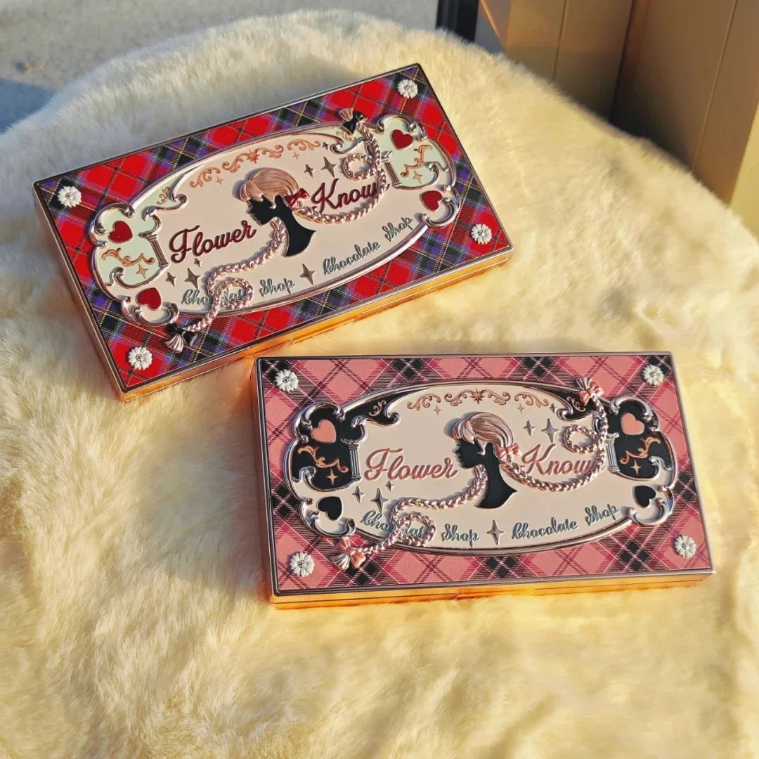 Flower Knows Chocolate Wonder-Shop 8-Color Eyeshadow Palette