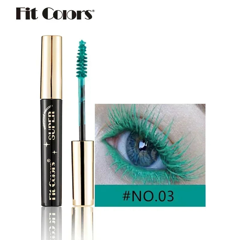 5D Silk Fiber Waterproof Mascara - 14 Colors Thick Lengthening