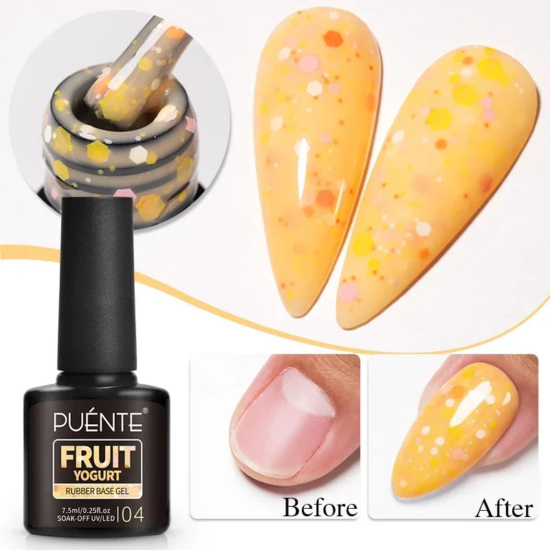 PUENTE 5ml Metallic Painting Liner Gel Polish Bright Mirror Effect Semi-Permanent UV Nail Varnish For Stunning French Nail Art