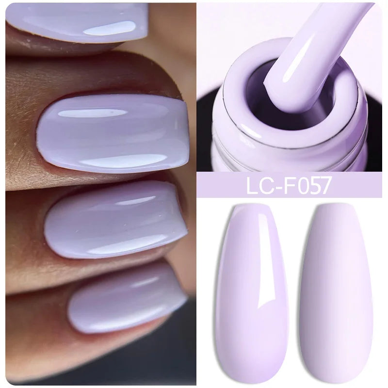 LILYCUTE 7ML Black Silver Red Reflective Glitter Gel Nail Polish Sparkling French Soak Off Long Lasting Manicure Nails Art Gel