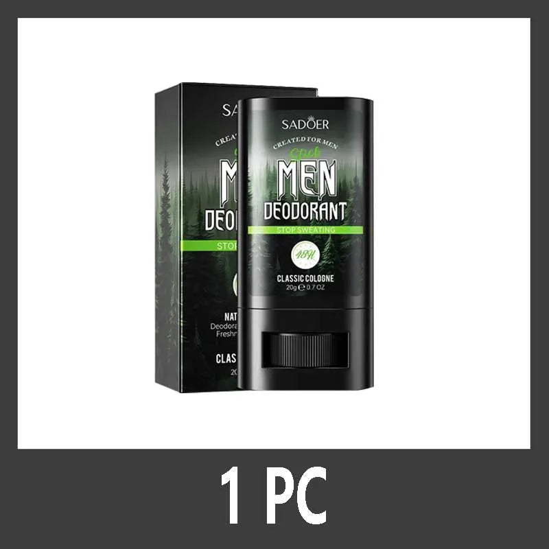 Men Sandalwood Deodorant Stick Anti Sweating Keep Drying Lasting Fragrance Remove Armpit Odor Underarm Refresh Sticks Refresh