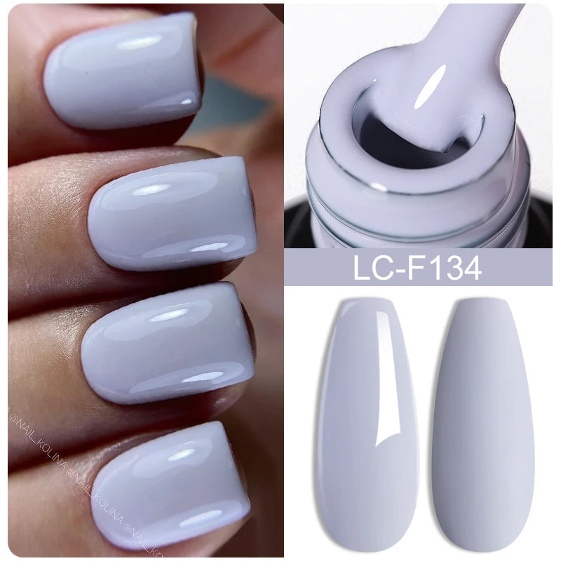 LILYCUTE 15ML Quick Extension Gel Nail Polish Milky White Clear Pink Color French Manicure Finger Prolong Nail Hard Gel Varnish