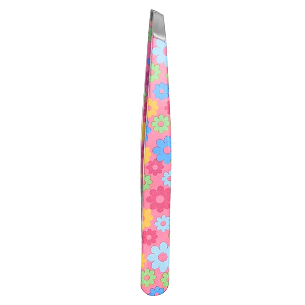 Colorful Eyebrow Tweezers Professional Stainless Steel Tweezers For Men and Women Beauty Clips Facial Hair Removal Makeup Tools