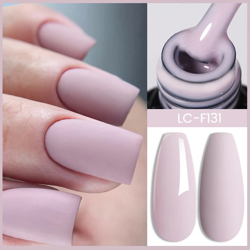 LILYCUTE 15ML Quick Extension Gel Nail Polish Milky White Clear Pink Color French Manicure Finger Prolong Nail Hard Gel Varnish