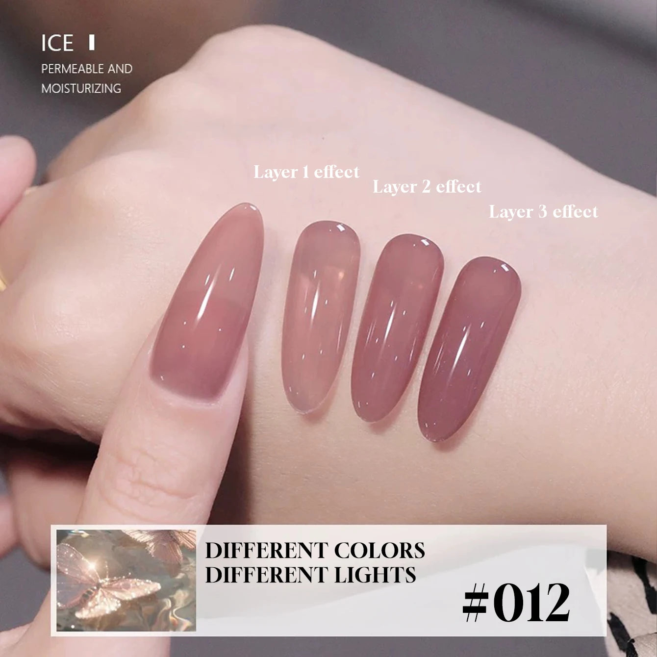 MIANEL  12ML Japanese Style Fairy Gel Nail Polish White Pink Nude Color Ice Clear Nail Polish Pink Nails Summer Nails 1-24pcs