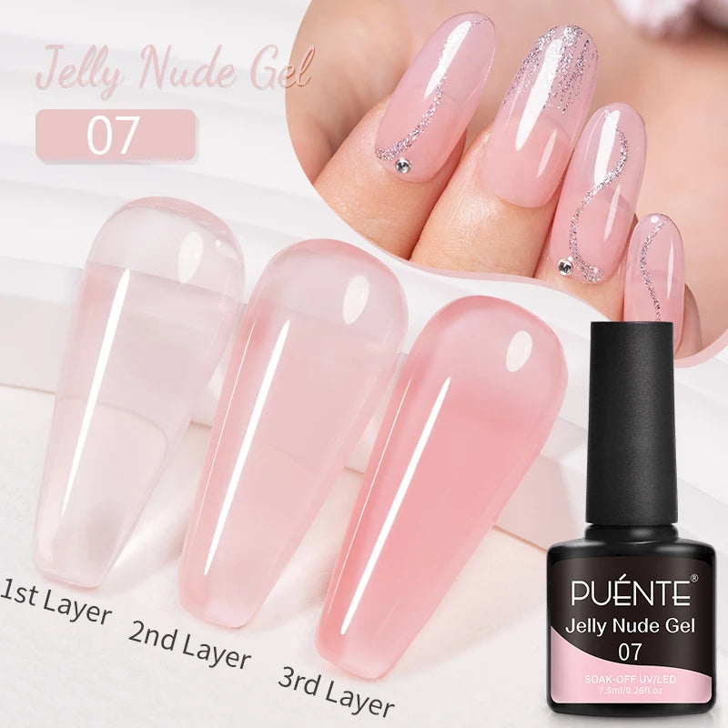 PUENTE Fruit Series Cat Magnetic Gel Nail Polish Summer Green Purple Pink Cat Eye Nail Gel Soak Off UV Semi-Permanent Varnish