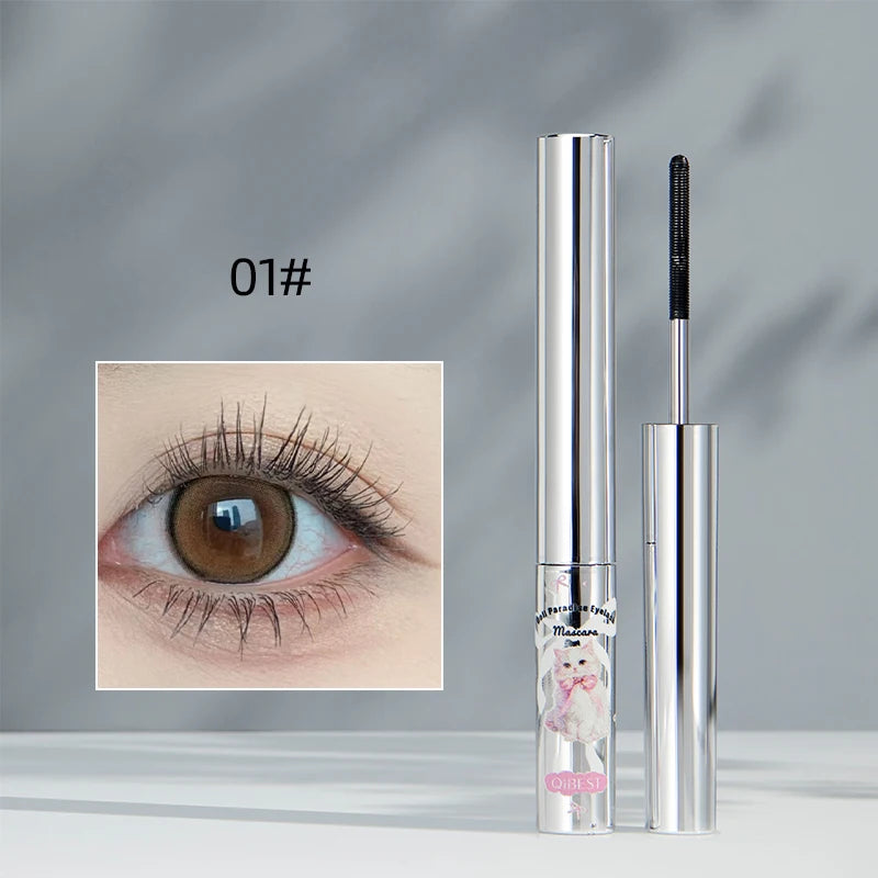 Waterproof Lengthening Mascara - Black Silk Fiber Lash Formula