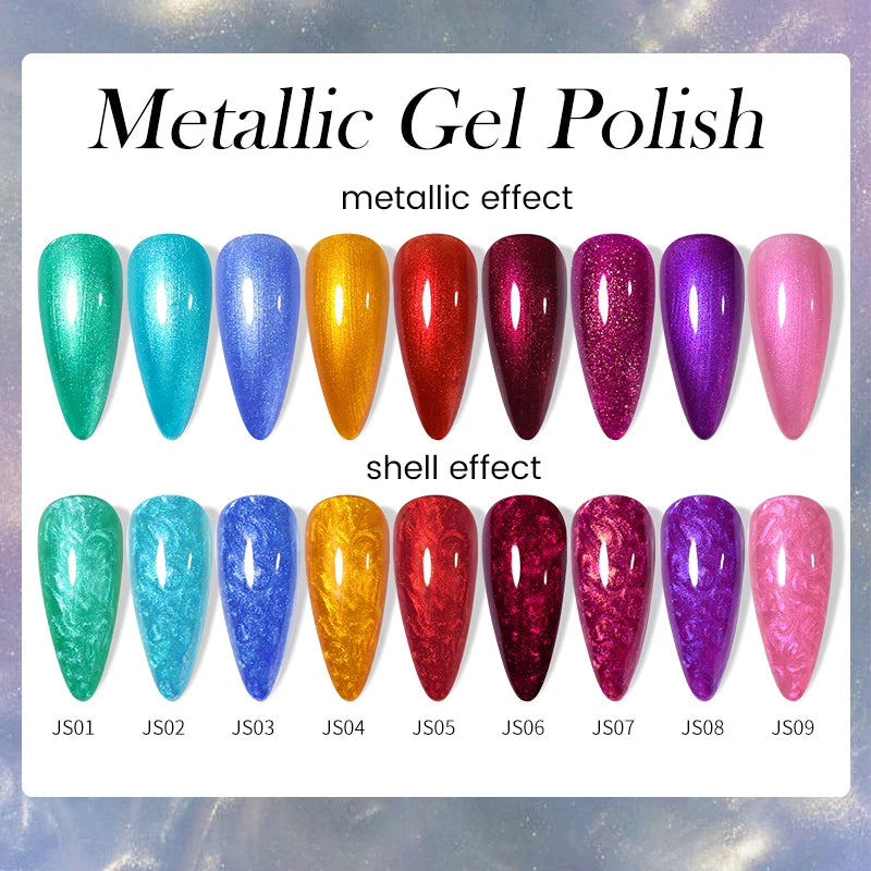 LILYCUTE 7ml Metallic Red Gel Nail Polish Winter Bright Chrome Glitter Mirror Enamel Gel Semi Permanent UV Soak Off Nail Art