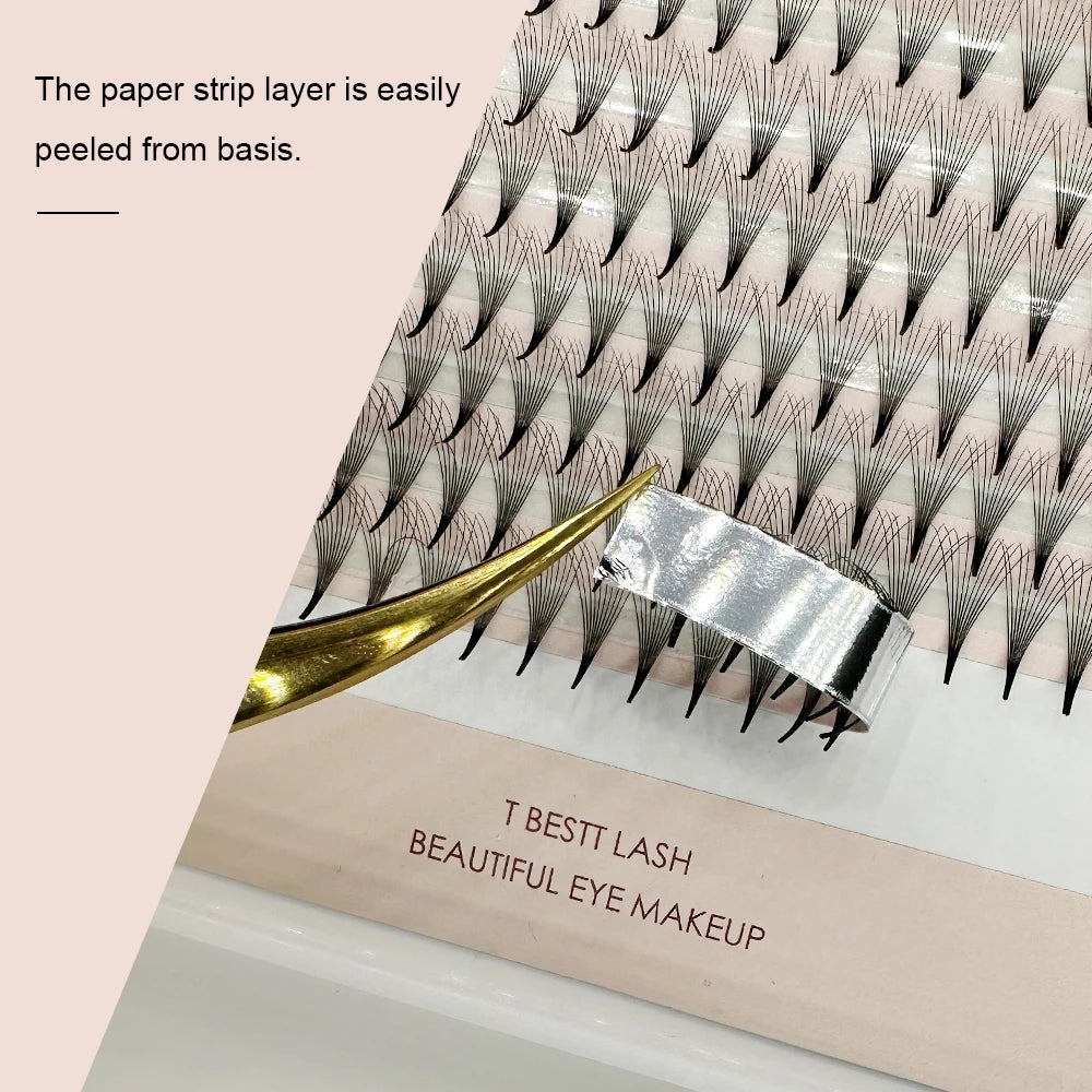 TBestt 5D/6D/8D/10D Premade Fans Volume Russian Lashes Pre Made Volume Fans Silk Soft Volume Eyelashes Extension