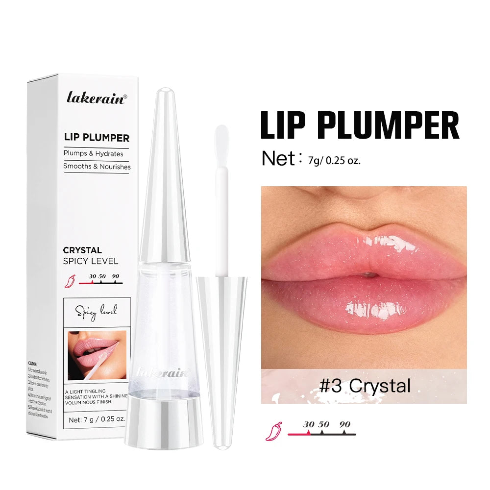 Instant Plumping Lip Oil Plump Lip Oil Hydrating Glossy Non-Drying And Non-Sticky Long-Lasting Moisture Moisturizing Lip Gloss