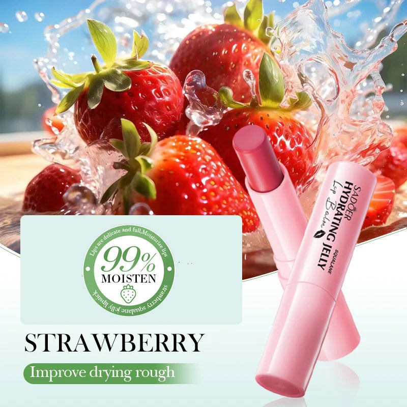 SADOER Fresh Fruit Lip Balm Moisturizing Anti Cracking Repair Nourishing Hydrating Lipstick Beauty Skin Care