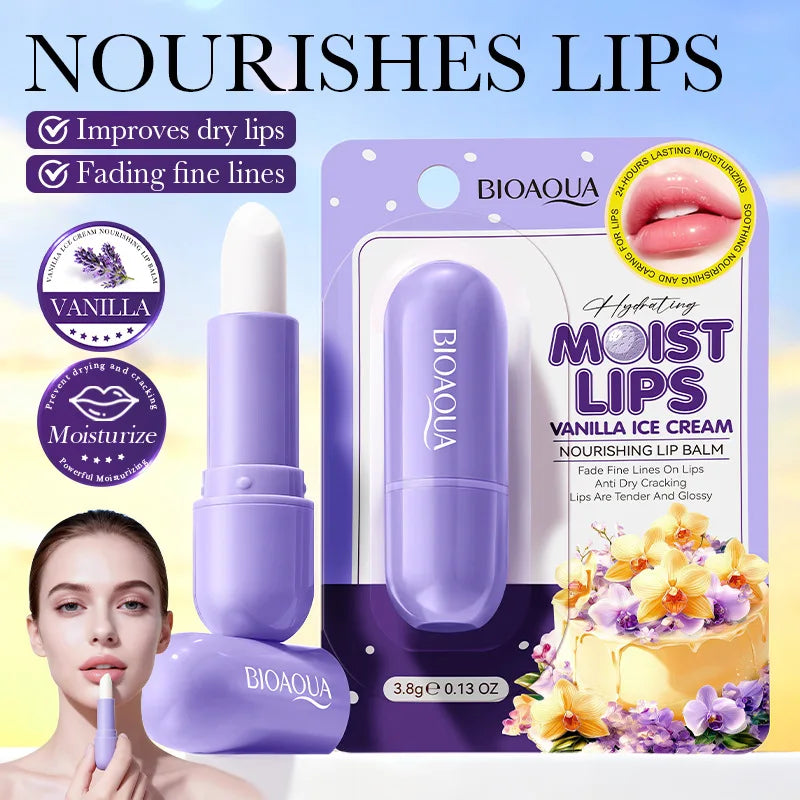 Vanilla Coconut Lip Balm 3.8g – Sweet Dessert-Inspired Scent, Nourishing and Hydrating Formula for Soft, Smooth Winter Lips