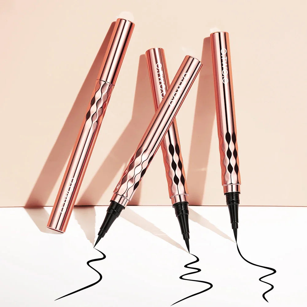 O.TWO.O Slim Liquid Eyeliner - Black Waterproof Long Lasting