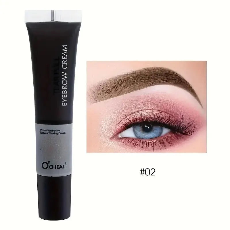 Long-lasting Waterproof Eyebrow Gel Cream - Semi-permanent Tint
