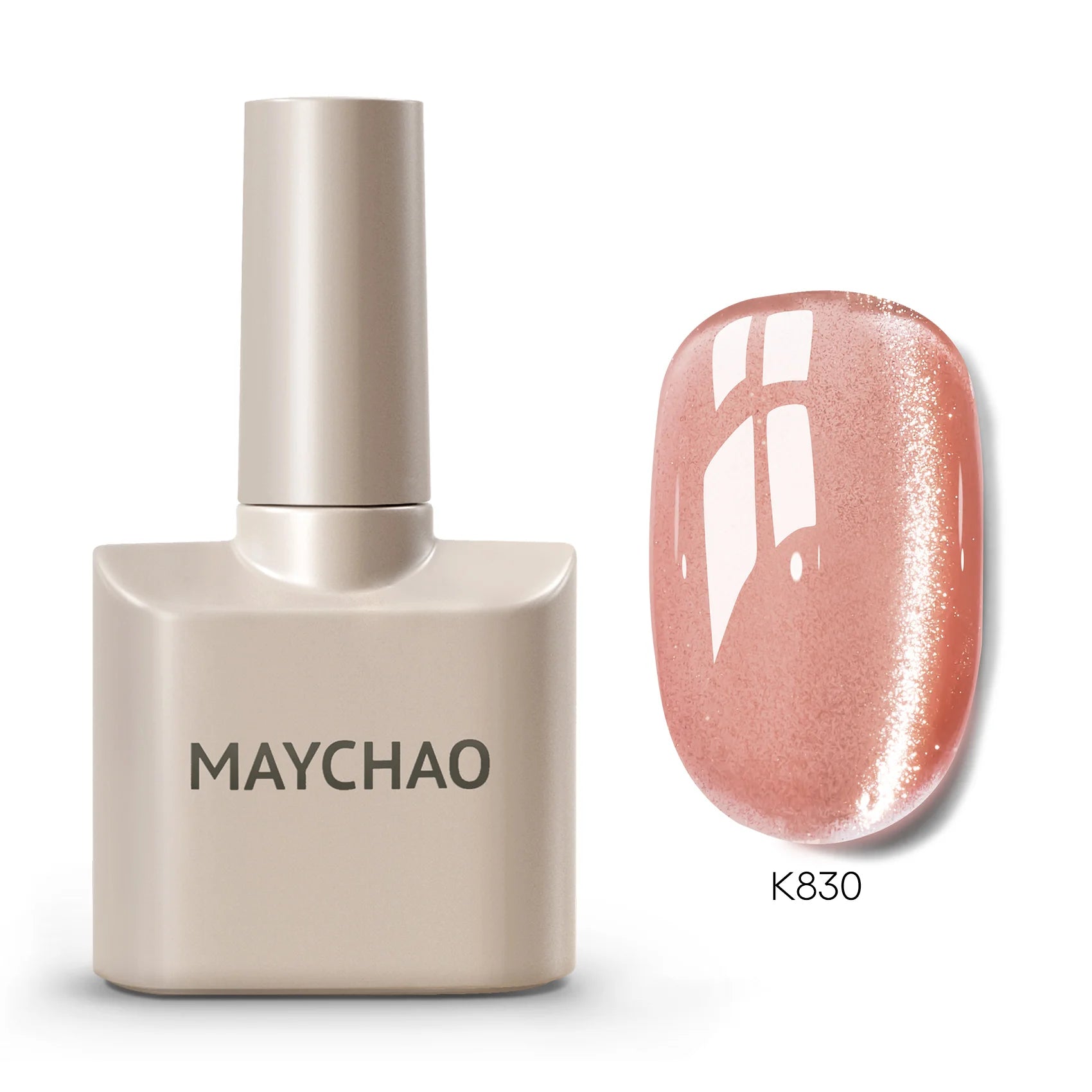 MAYCHAORomantic Galaxy Cat Eye Gel Nail Polish With Magnet Soak off UV Holographic Magnetic Rainbow Gel Polish for Nail Manicure