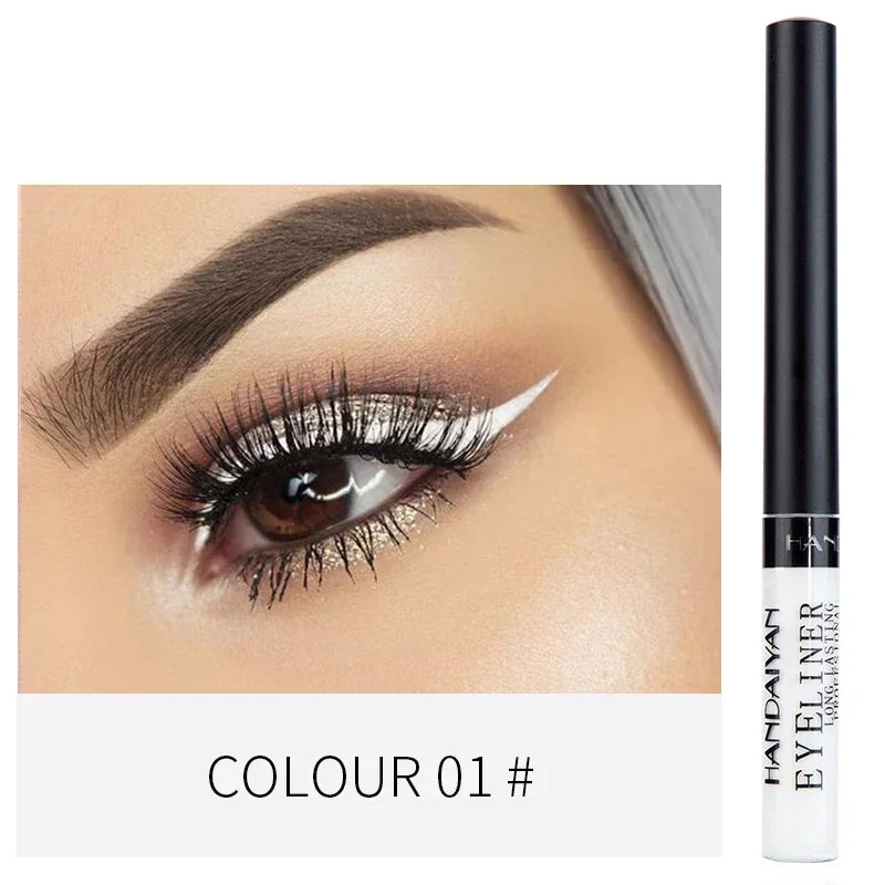 Waterproof Liquid Eyeliner Pen - Long-Lasting Colorful Eye Liner