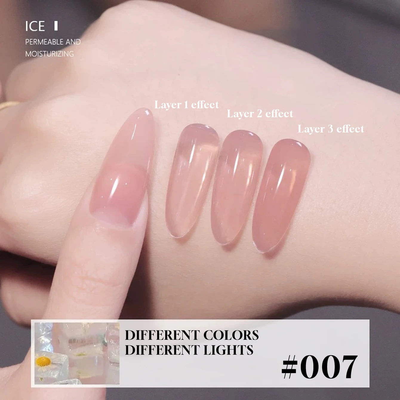 MIANEL  12ML Japanese Style Fairy Gel Nail Polish White Pink Nude Color Ice Clear Nail Polish Pink Nails Summer Nails 1-24pcs