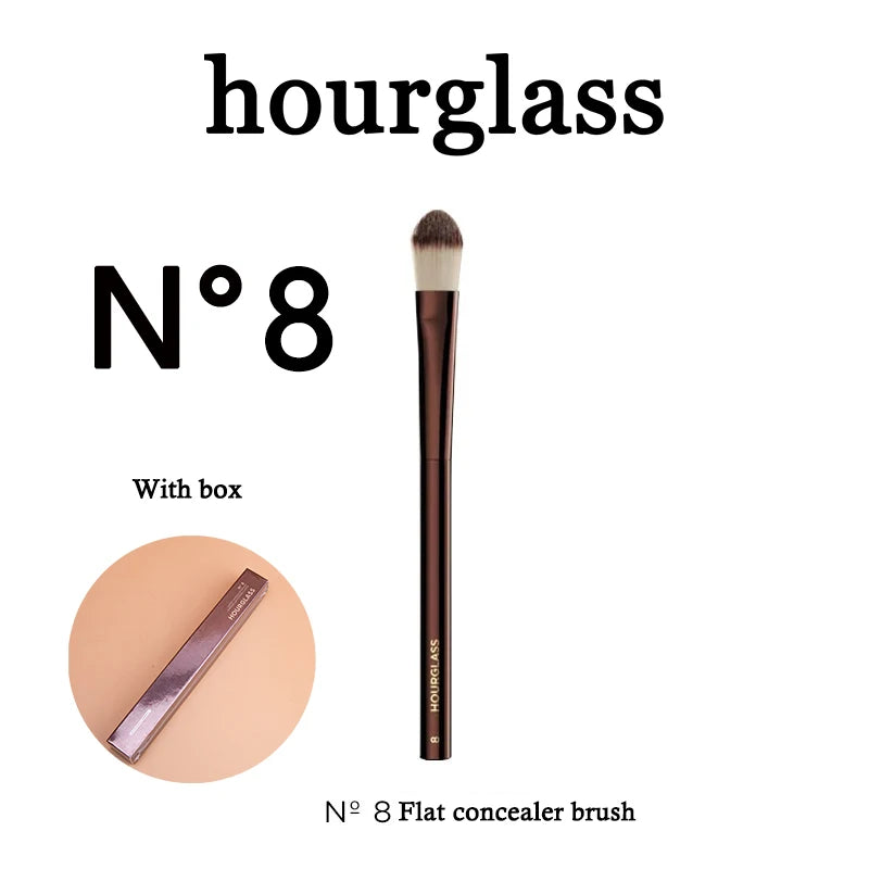Seamless Finish Concealer Brush Angled Concealer Brush Face Buildable Coverage Liquid Cream Concealer Makeup Tool