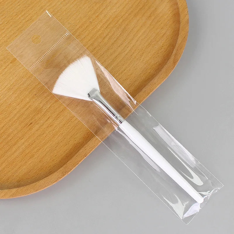 10/50Pcs DIY Face Mask Brush Set Soft Applicator Brushes Makeup Tools Includes Soft Fan Facial Brushes Acid Applicator Brush