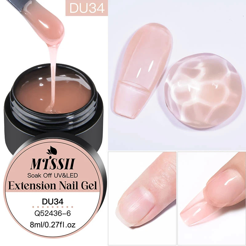 Mtssii 8ml Metallic Painting Nail Gel Polish Gold Silver Creative Elastic Nail Gel for PaintingDrawing Magic Mirror Gel Varnish