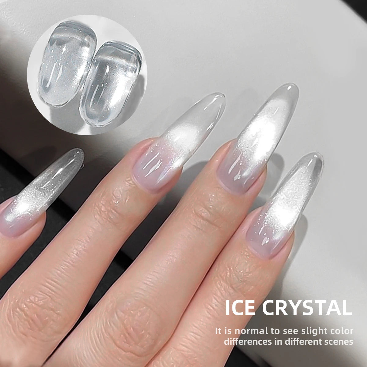 XEIJAYI 3pcs 15ml White Plain water cat's eye Magnetic Gel Nail Polish - Ultra Shine, Quick-Dry, Soak-Off UV/LED Varnish for Stu