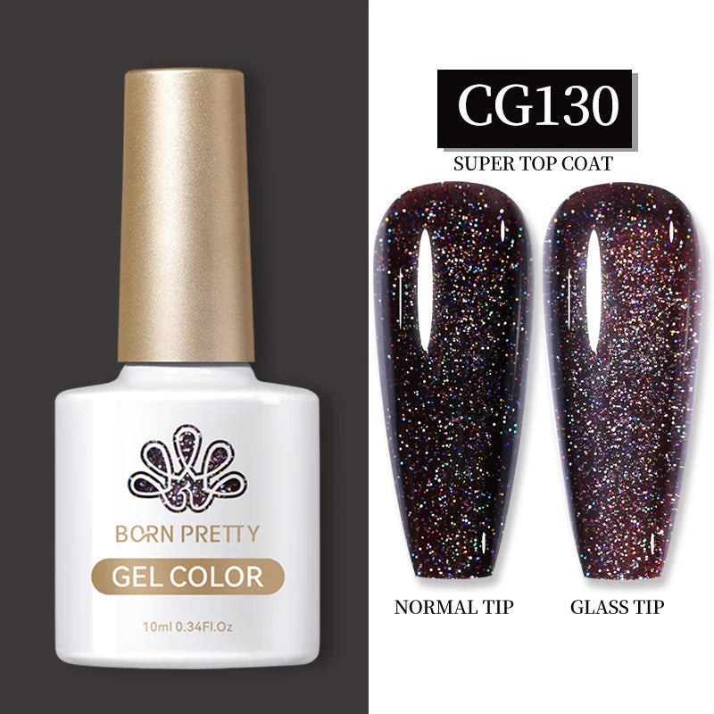 BORN PRETTY 10ml Clear Blooms Gel Polish UV LED Soak Off Nail Art Polish for Spreading Effect Marble Nail Polish Gel Painting