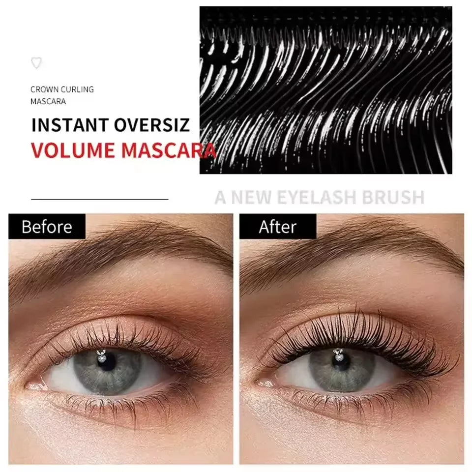 Waterproof Lengthening Mascara - Black Silk Fiber Formula