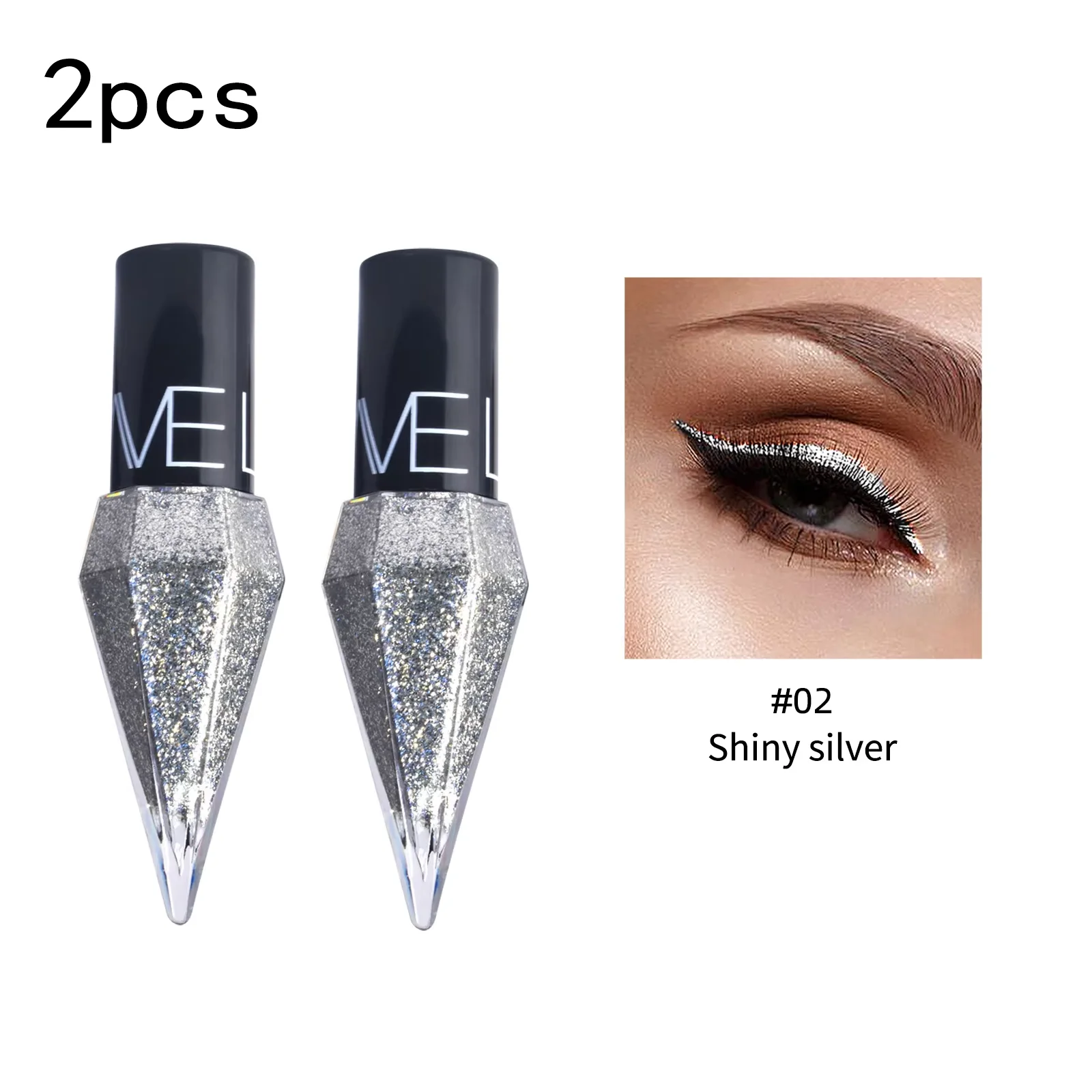 Diamond Sparkling Liquid Eyeliner - Waterproof Quick Dry