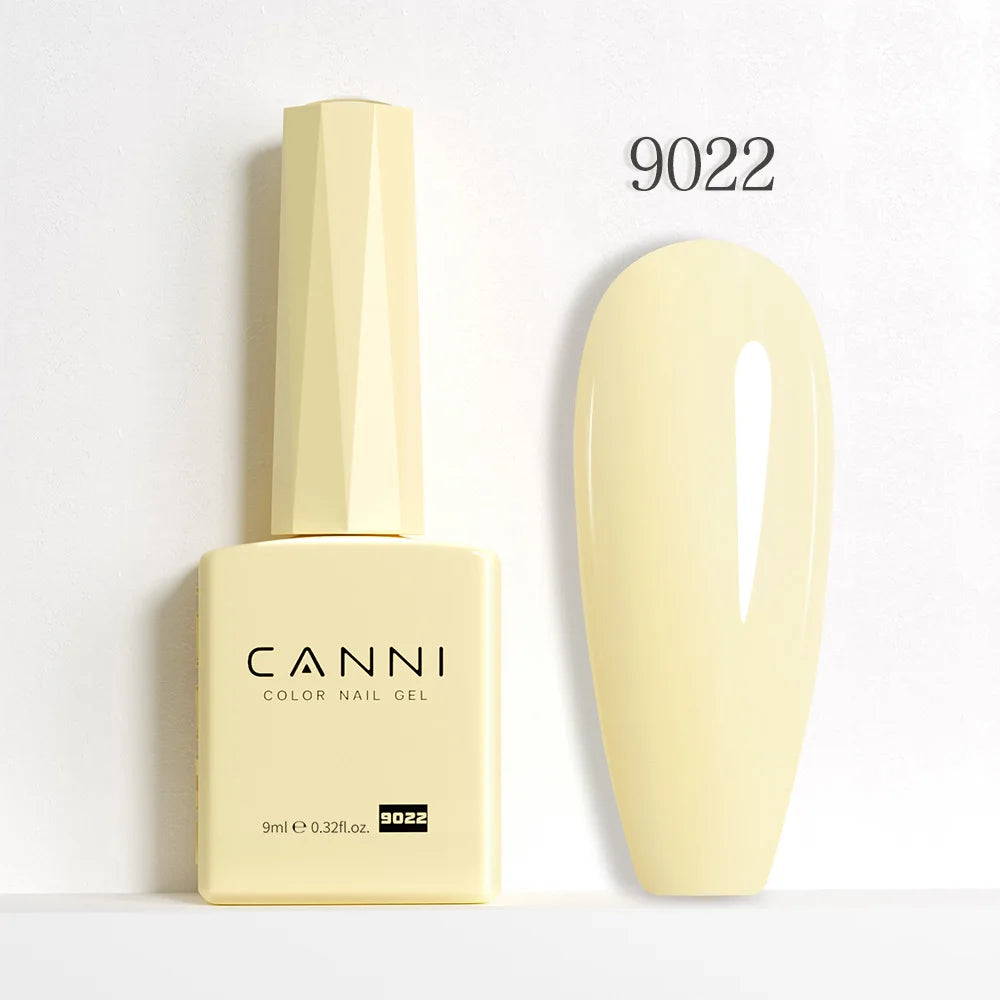 CANNI Hema Free Nail Gel Polish Fall Color Collection Semi Permanent Diamong Long Wear Top Coat Red Gorgeous JellyNude Color 9ml