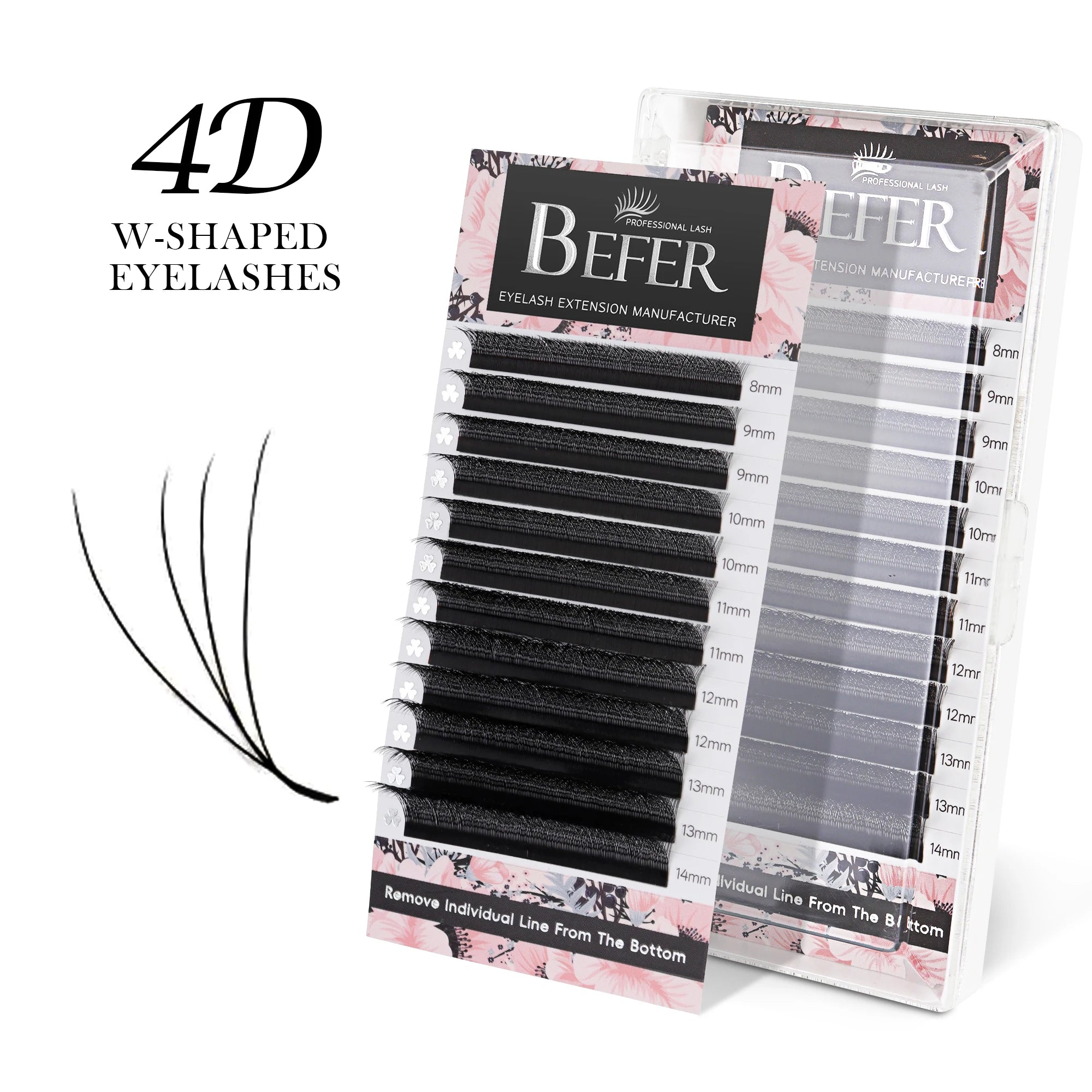 Befer W Shaped Eyelashes Extension Volume Cilios 5D 3D 4D 6D Eyelashes W High Quality Wholesale Suppliers for Lash Extentions