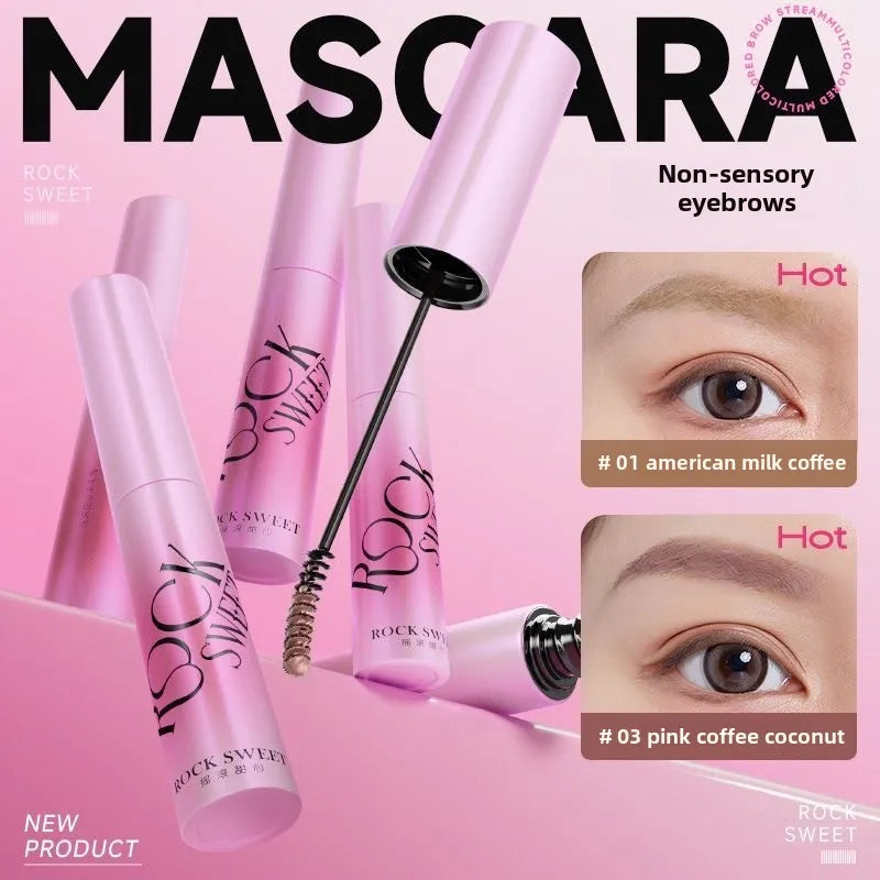 ROCK SWEET eyebrow dye lasting waterproof and sweat-proof natural three-dimensional wild eyebrow pencil