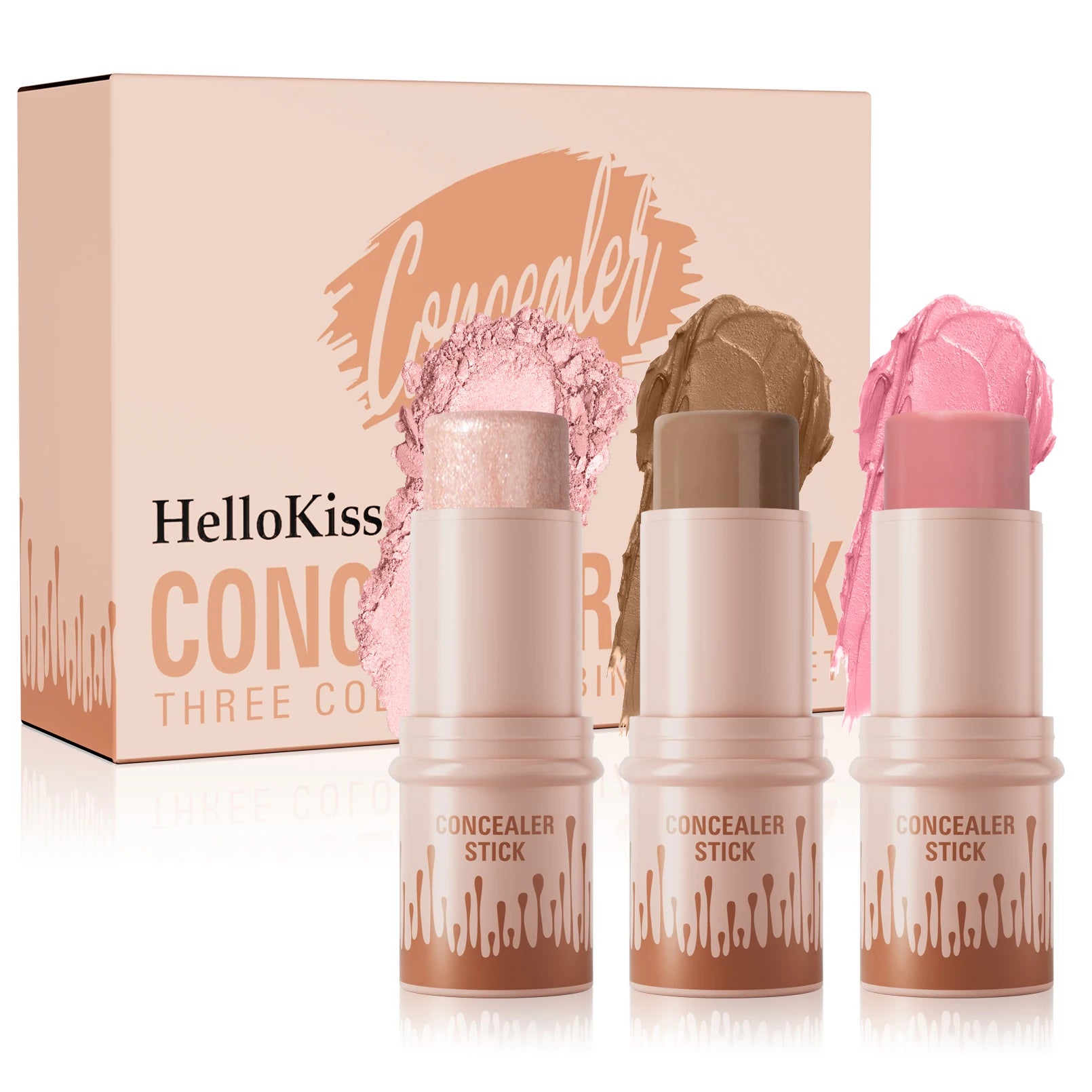 Contour Stick Set Natural Matte Finish Highlighters Shadow Waterproof Contouring Wand V-face Shaping Contour Pen Face Makeup