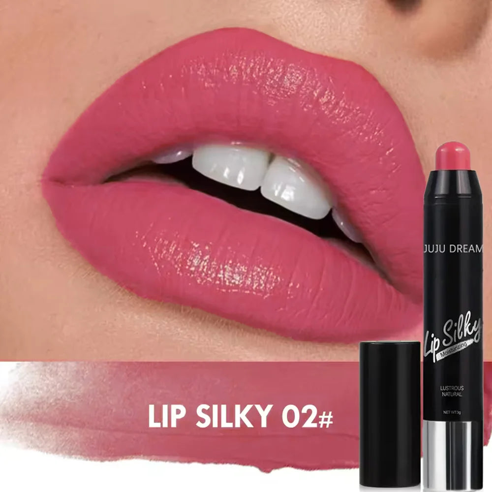 Matte 4-Color Lipstick Pen, Waterproof Long-Lasting, Easy Apply, Non-Fading, Multi-Look Lip Makeup, Unisex, Safe & Certified